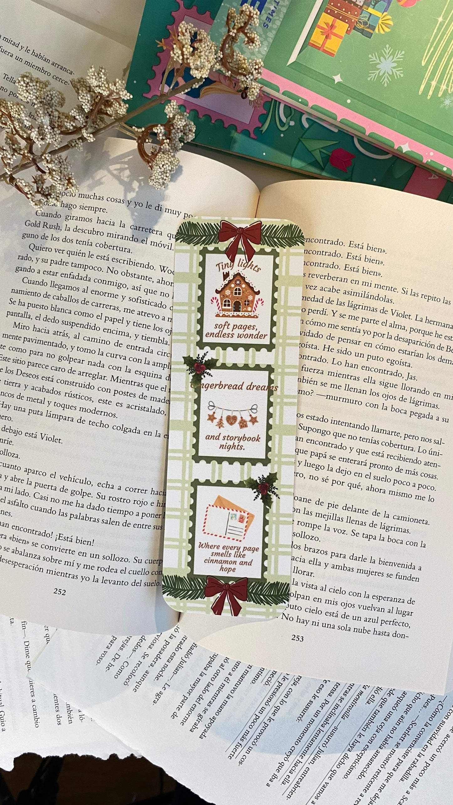 Stamp Christmas Bookmark