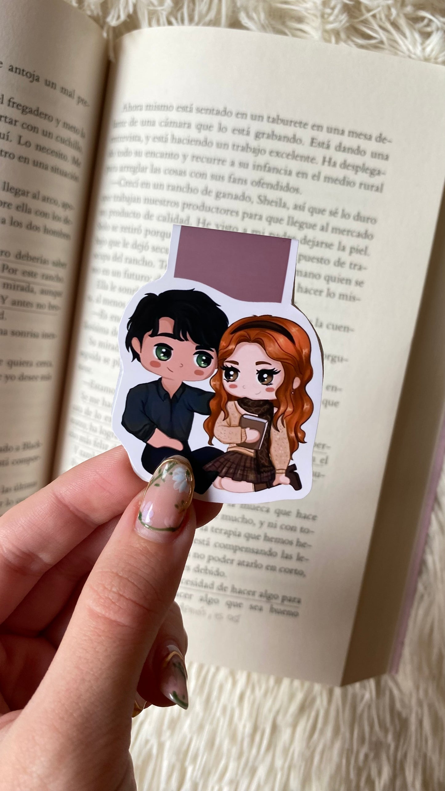 Nightshade magnetic bookmark