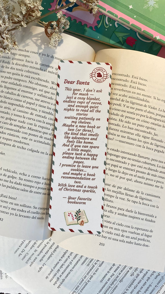 Dear Santa Bookmark