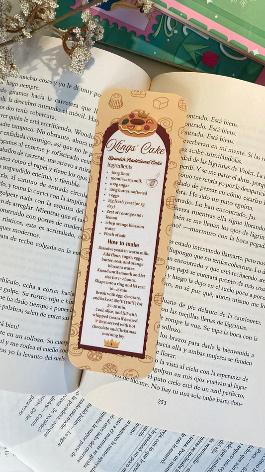 Recipe Christmas Bookmark