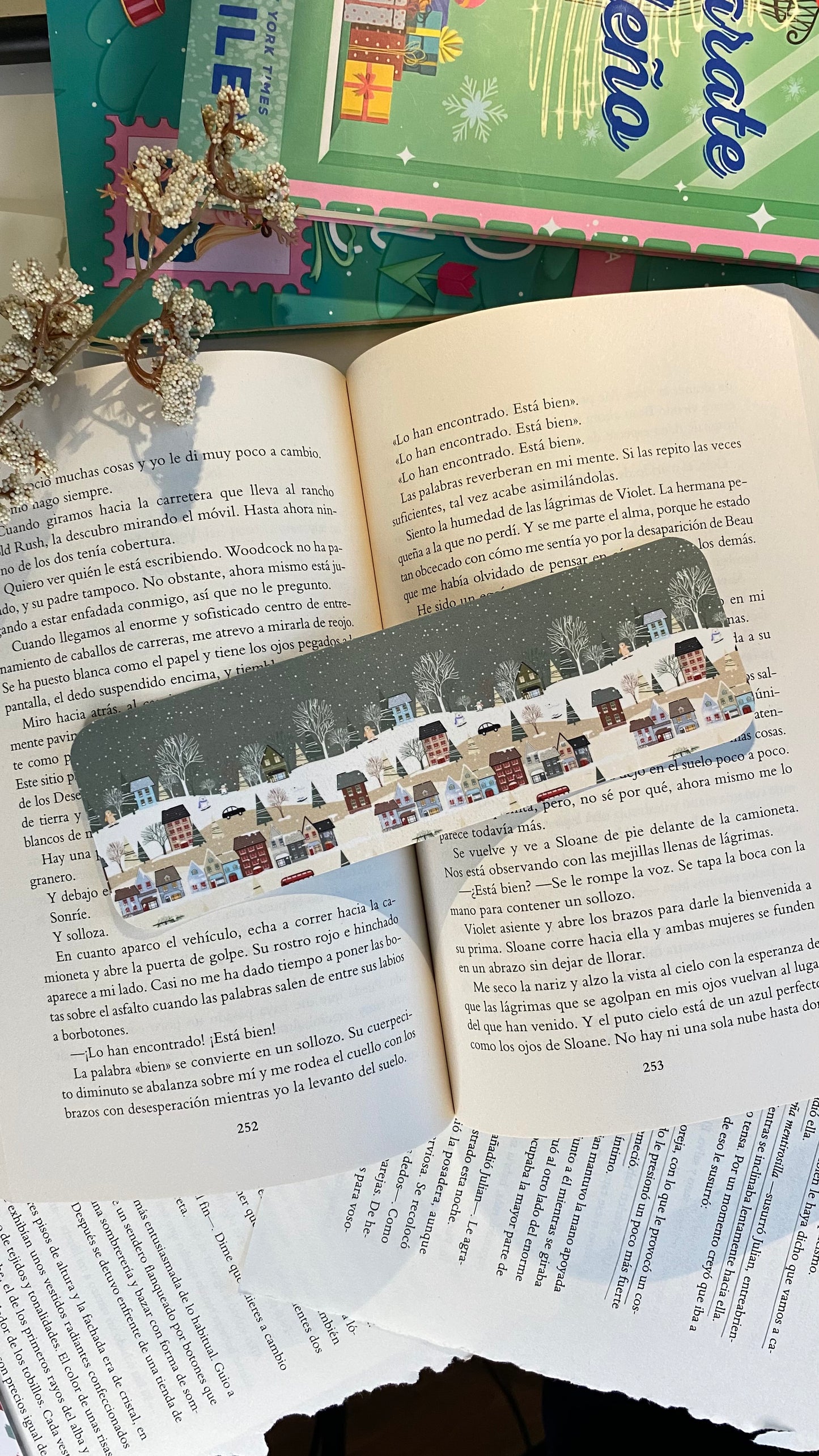Town Christmas Bookmark