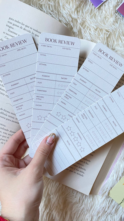 Book review bookmark