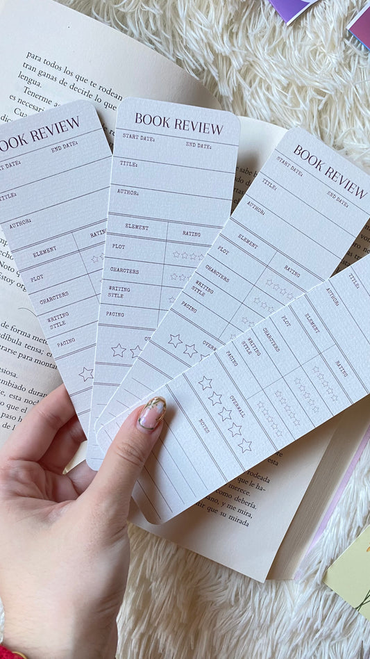 Book review bookmark