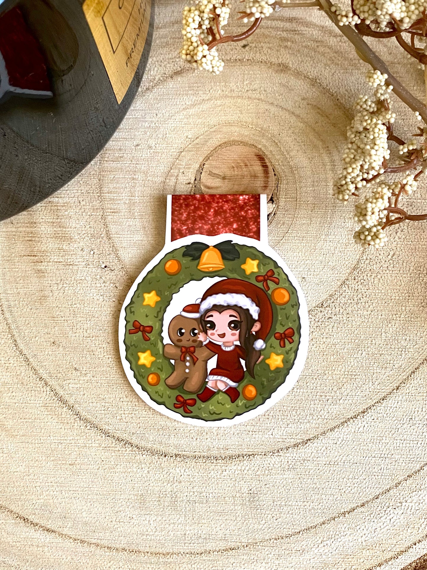 Christmas Magnetic Bookmark