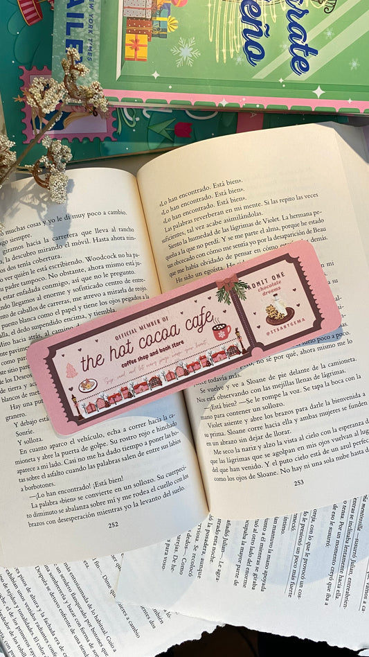 Hot cocoa Cafe Bookmark