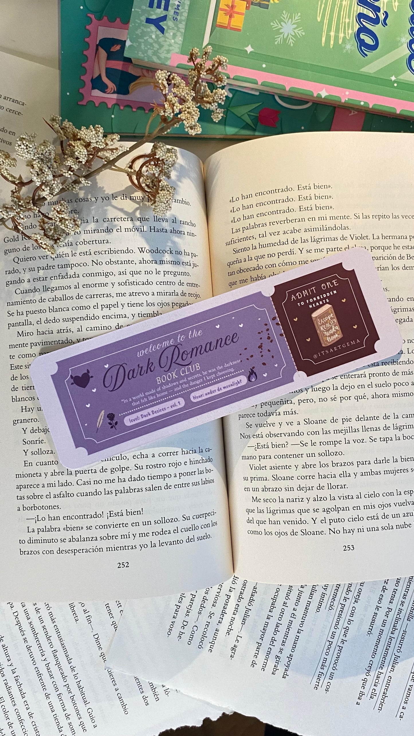 Dark Romance Bookmark