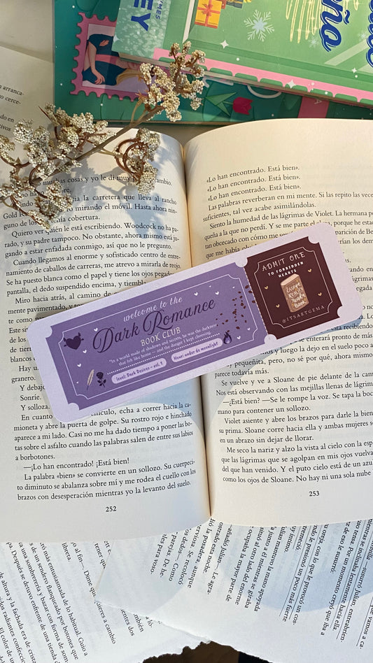 Dark Romance Bookmark