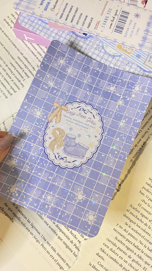 Purple snowflake Kindle Insert