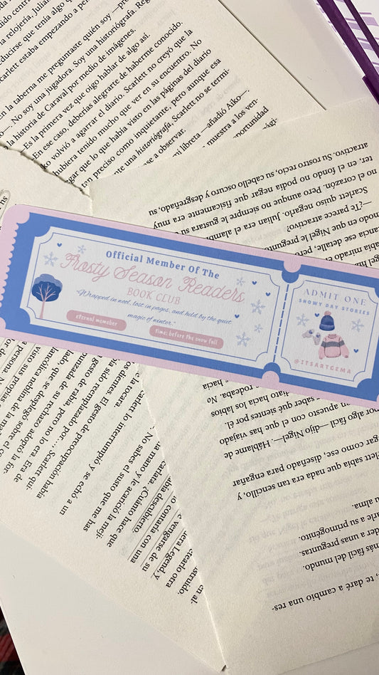 Frosty Season Readers - Bookmark