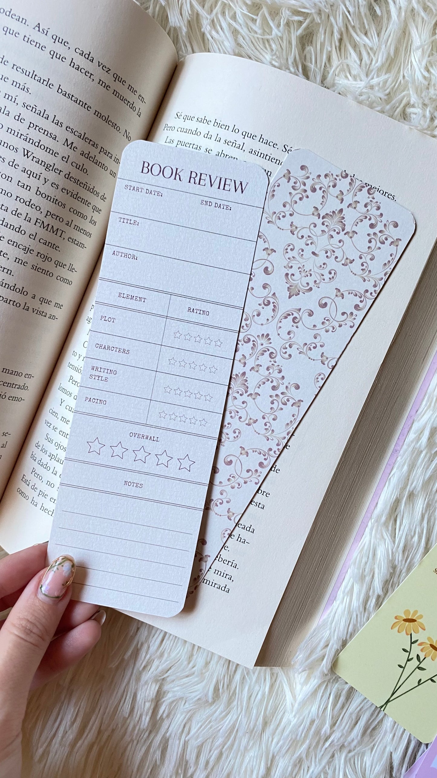 Book review bookmark