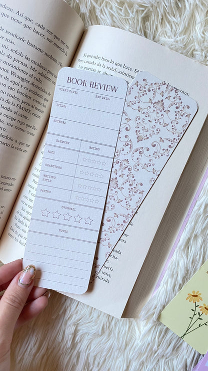 Book review bookmark