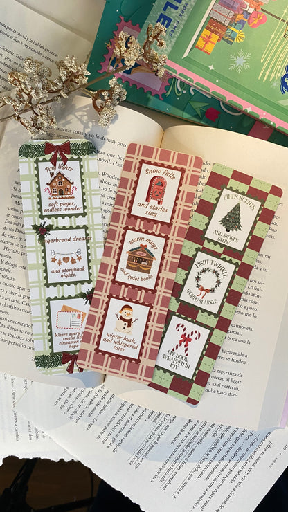 Stamp Christmas Bookmark