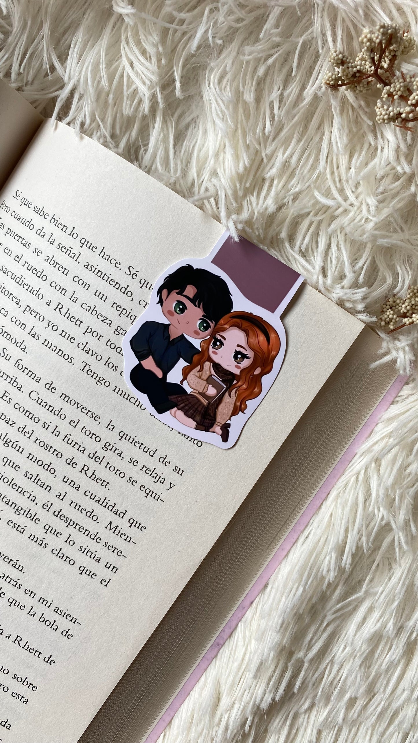 Nightshade magnetic bookmark