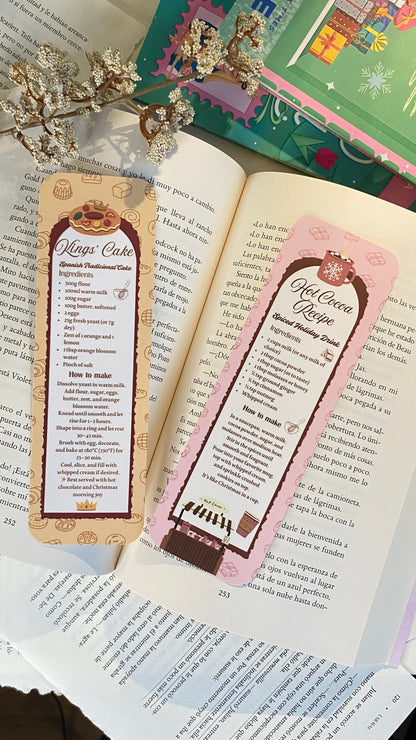 Recipe Christmas Bookmark