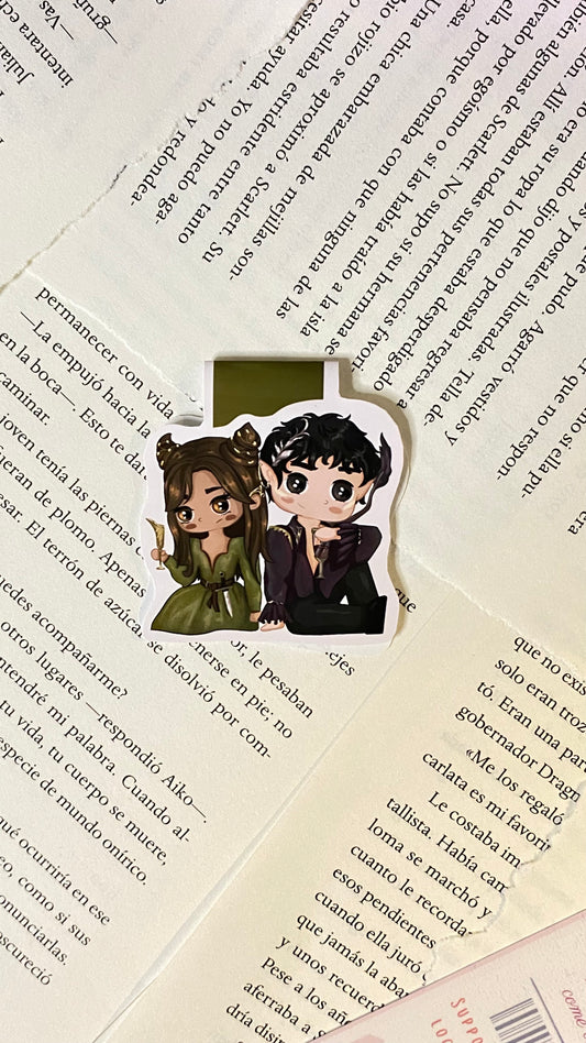 Jude y Cardan - The Cruel Prince - Magnetic Bookmark