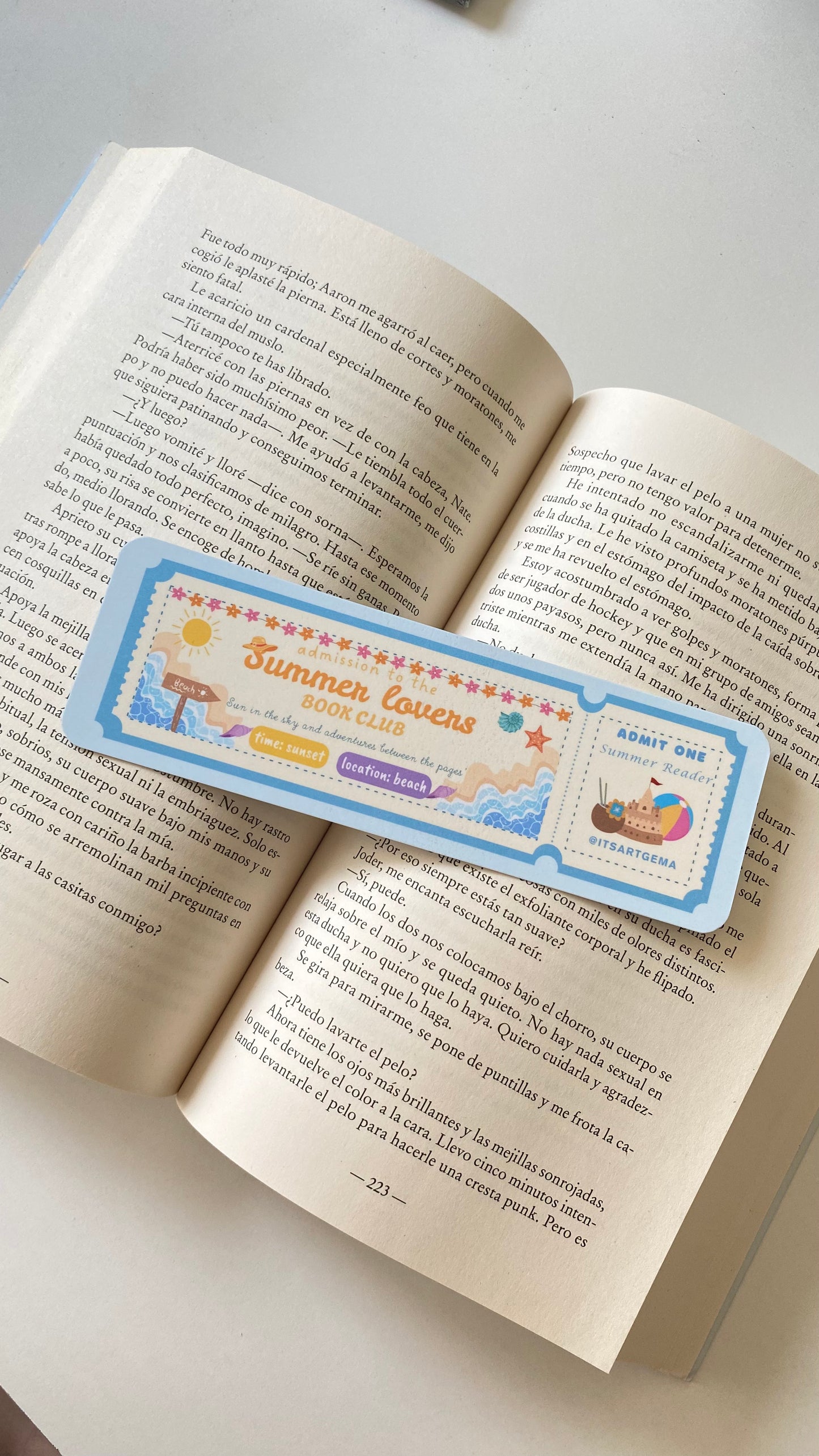Season Bookmark Ticket