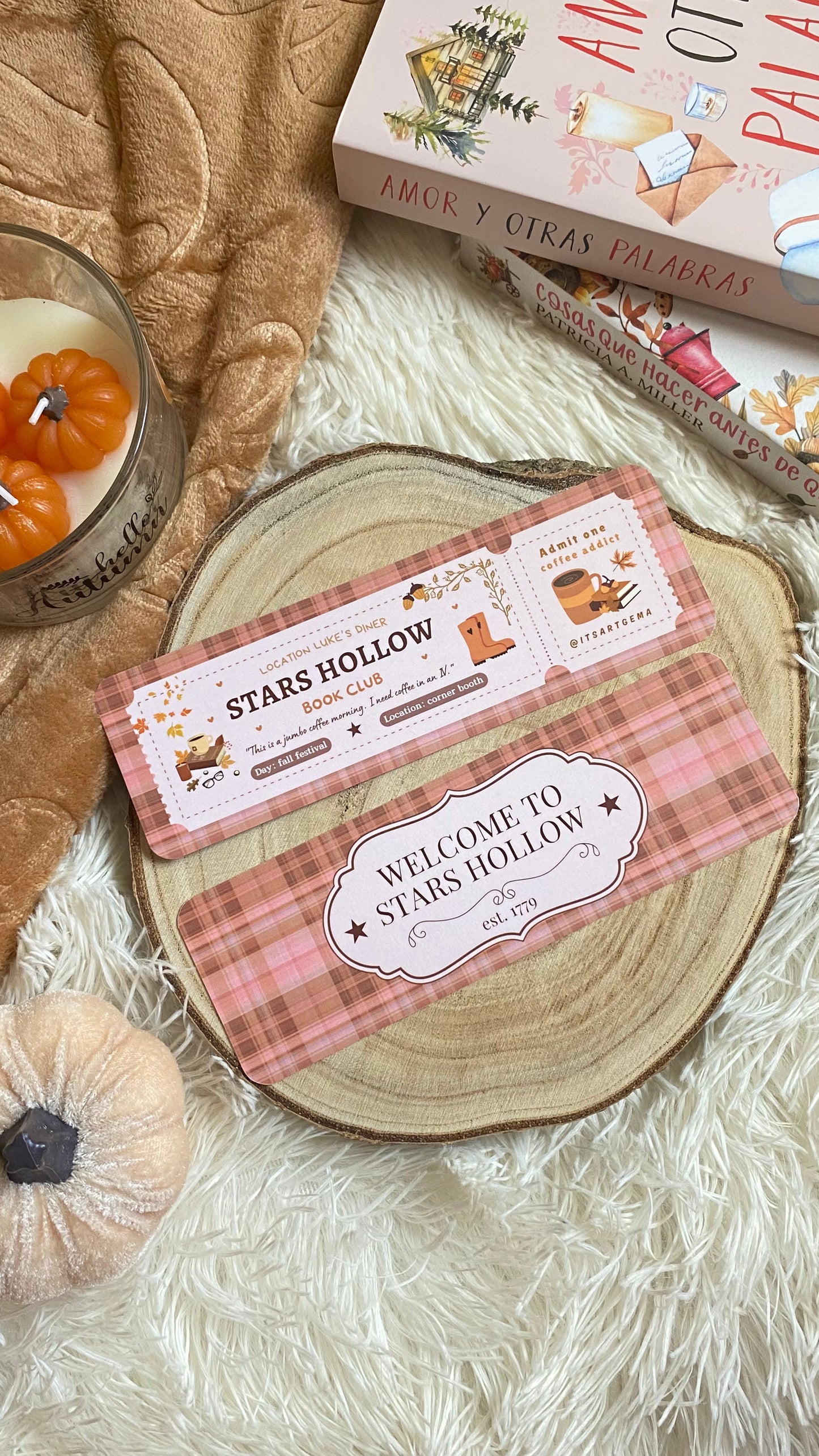 Stars Hollow Ticket Bookmark