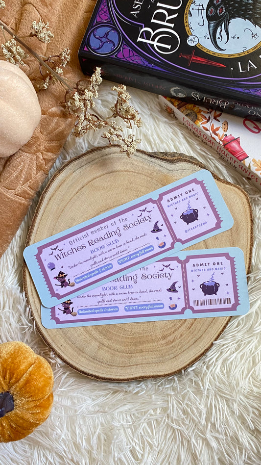 Witch Society Ticket Bookmark