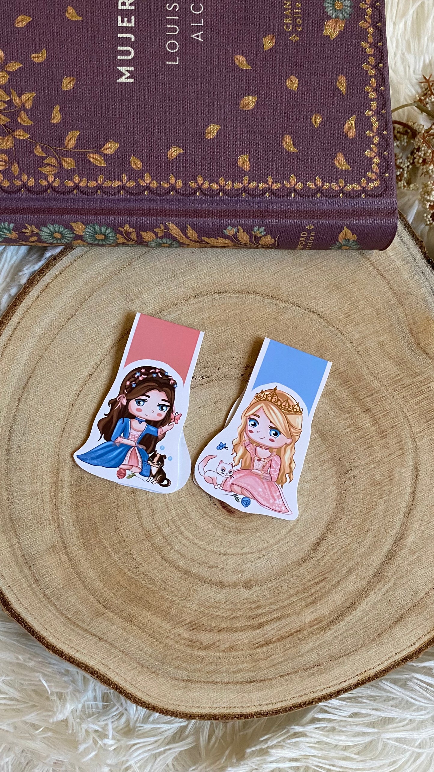 The princess and the Pauper - Magnetic Bookmark -
