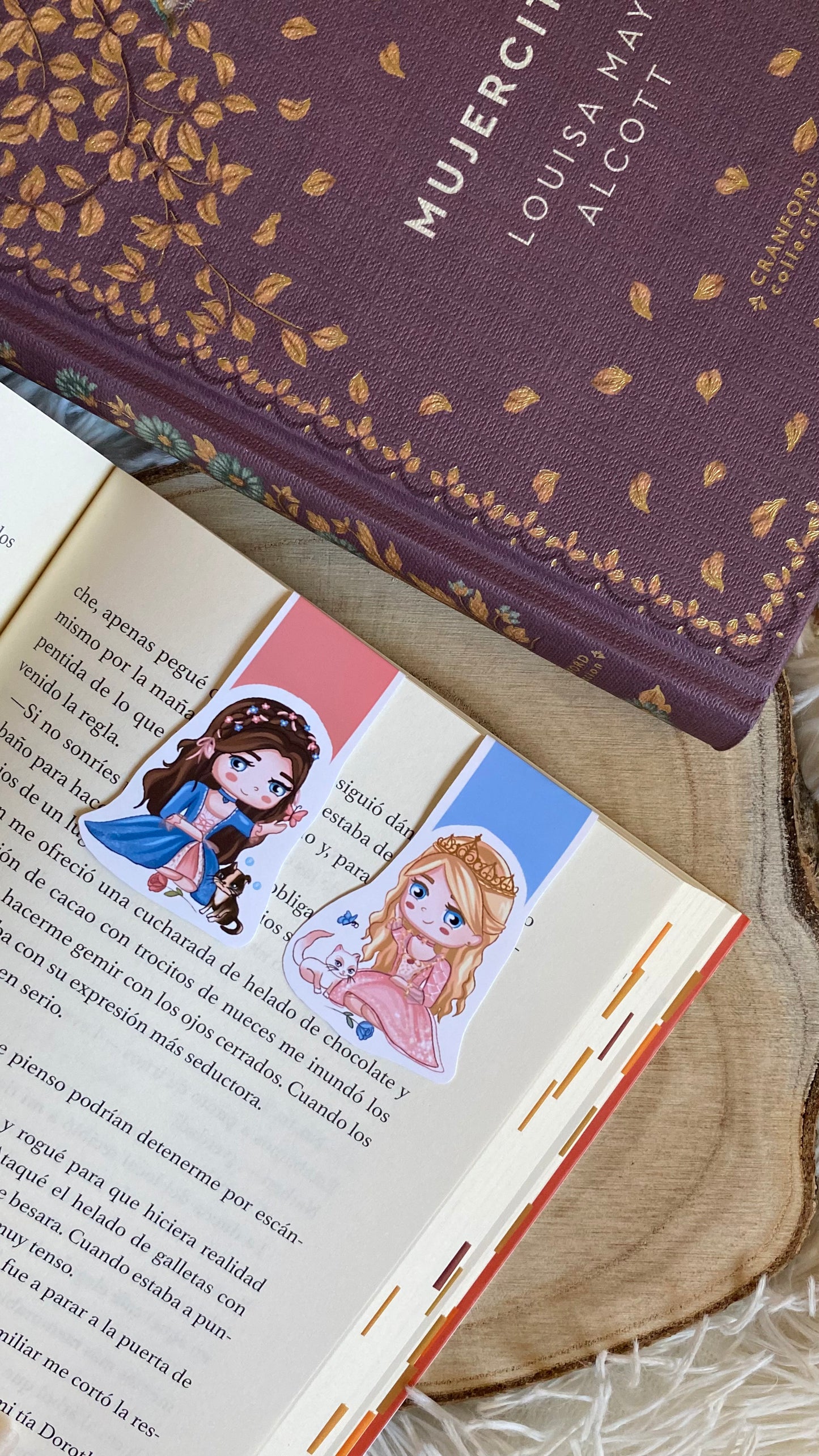 The princess and the Pauper - Magnetic Bookmark -