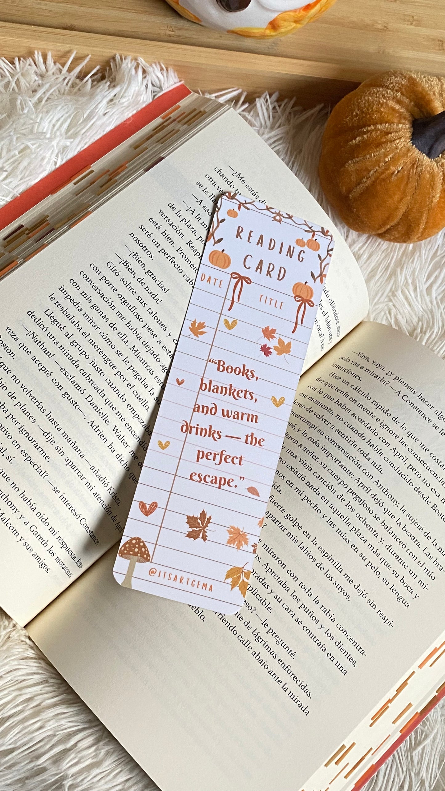 Reding Card Bookmark