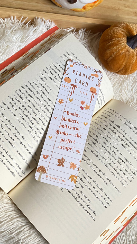 Reding Card Bookmark