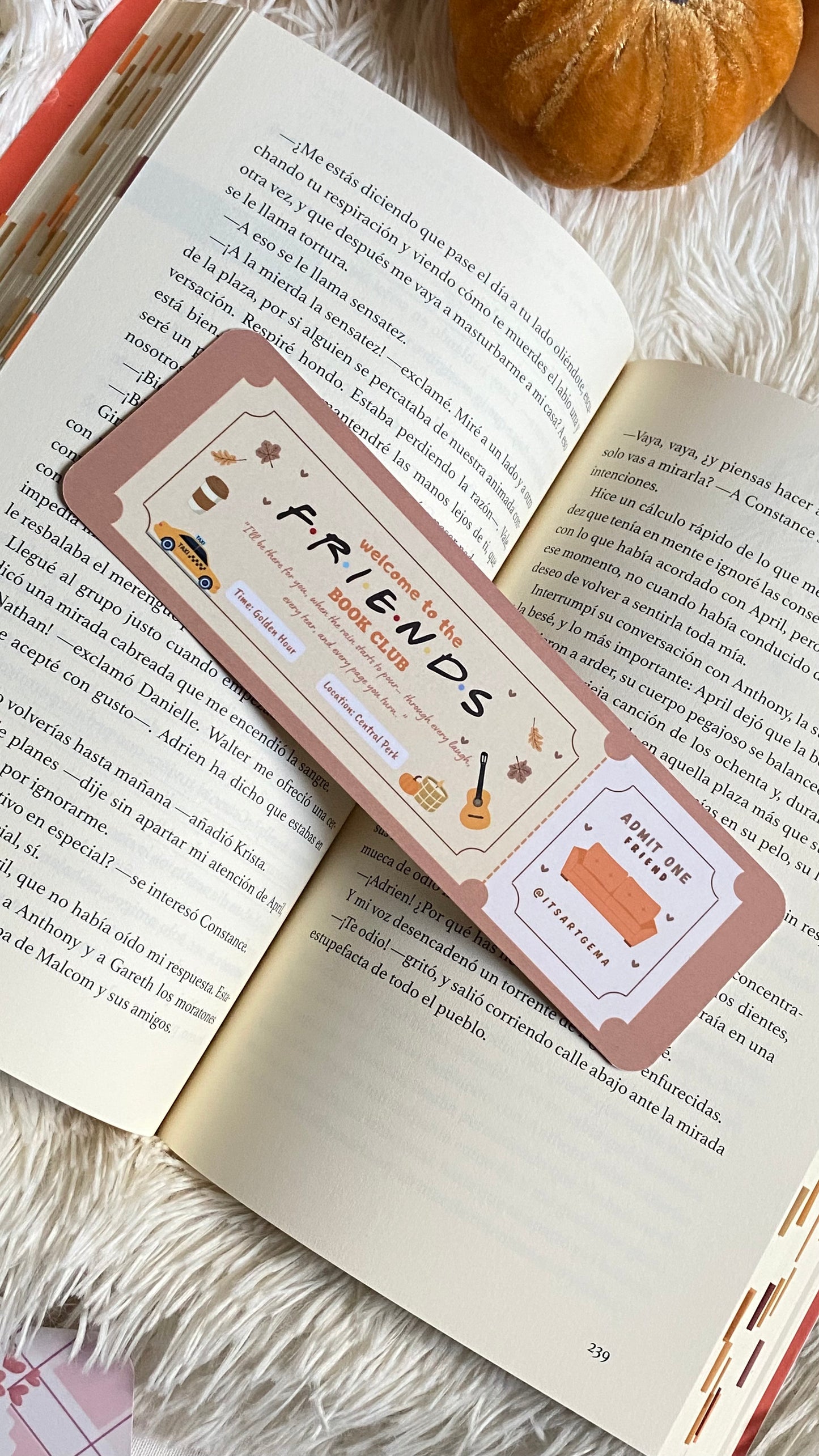 Friends Serie Bookmark Ticket