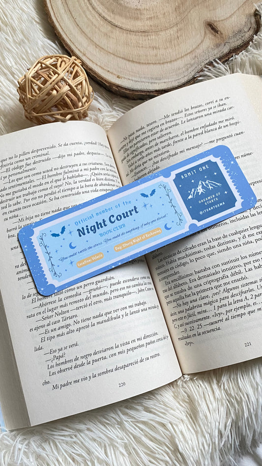 Night Court Bookmark Ticket